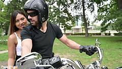 Naughty May Thai Lures Strangers Into DP Threesome