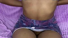 hot 18 year old teases seductive solo pussy play