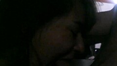 Lover savors sucking massive cock with passion