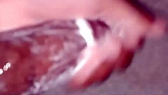 superdarius jerks off sloppy cumshot before bedtime