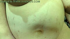 Dominant pregnant wife rides for instant creampie pussy fill