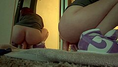 yo italian milf artemisia stretches ass solo with toys horny as fuck