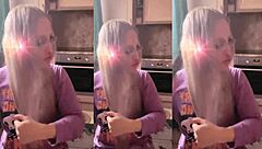 asmr hair brushing lollipop sounds in headphones