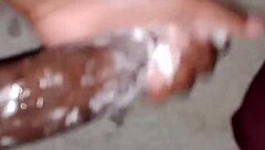 superdarius jerks off sloppy cumshot before bedtime