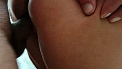 close up milf pussy stretched by monster cock cum