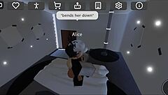 Isn't This Roblox Blonde Craving Rough Bondage And Hardcore Kissing?