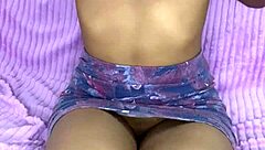 hot 18 year old teases seductive solo pussy play