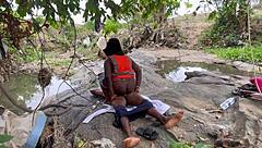 bbw big ass worshipped outdoors behind the scenes