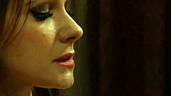 Horny lesbian madame savors sub slave's pussy licking.