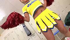 who's next to bang big titted cheerleader yui aoyama?