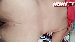 she grabs my fat ass and tits before pounding me anal hard