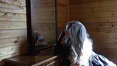 A French Maid's Pretty Blonde Pussy Overwhelmed by Black Cock