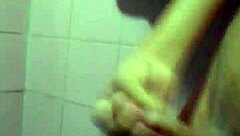 hey, watch this young guy stroking his cock solo hard