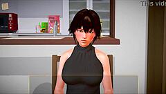 Erotic Brunette's Massive Tits Drive Family Taboo Cravings Wild