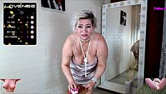 aimee paradise dances wildly and squirts as hot mature babe