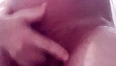 Blonde Pregnant Amateur Takes Golden Shower in Bath