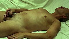 Fit Pierced Cock Guy Jerks Off to Explosive Cumshot Orgasm