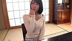 Curvy Japanese Milf's Huge Natural Tits Bounce in Bedroom Bliss