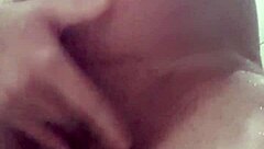 Blonde Pregnant Amateur Takes Golden Shower in Bath