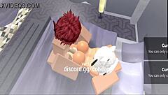 Roblox cutie deepthroats rough anal blowjob