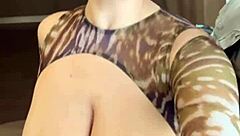 Juicy Natural Tits Dripping Wet From Spilled Water