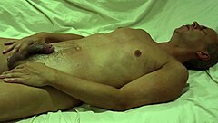 Fit Pierced Cock Guy Jerks Off to Explosive Cumshot Orgasm