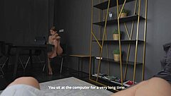 slutty busty neighbor girl begs for pov rough fuck and dirty talk cash