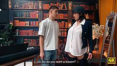 Kinky Cowgirl Masturbates Unexpected Student Encounter Czech Domination Leather Fetish