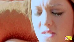 Blonde Strapon Hardcore Fucks Lesbian Friend Ass