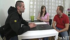 watch this mature milf suck stranger's huge cock hard