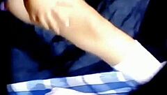 Neighbor teen squirts public outdoor homemade creampie