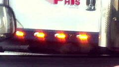 aussiefox teases truckers with her big aussie tits