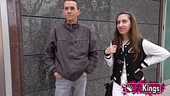 carolina lorca's 19th birthday first rough interracial threesome