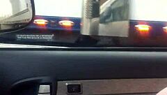 aussiefox teases truckers with her big aussie tits