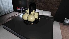 Fucking my Roblox friend Tomoko hard with deepthroat cowgirl and massive cumshots inside.