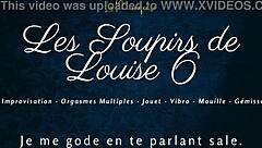 Louise's Explosive French Solo Orgasm Moans