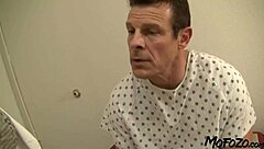 Horny Big Tits Doctor Deepthroats Monster Cock Sloppily