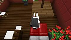 Minecraft lesbian sex game with cute partner