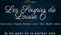 Louise's Explosive French Solo Orgasm Moans