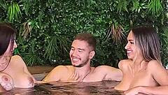 jacuzzi sex swinger latinas cuckold big tits