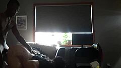 black stud doggystyles petite neighbor interracial bent over midday