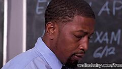 naughty redhead student sucks and fucks black teacher's monster cock showing hairy beaver 😈 reese robbins isiah maxwell