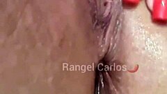 Tanned Brazilian Brunette's Juicy Pierced Pussy Fingers to Gushing Orgasm Close-Up