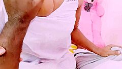 Cute Indian bhabi's tight pussy stretched in hardcore session full of dirty Telugu talk.