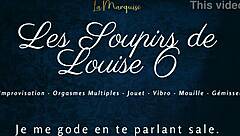 Louise's Explosive French Solo Orgasm Moans