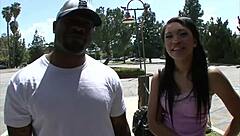 Rhianna ryan takes big black monster cock interracial blowjob pounding