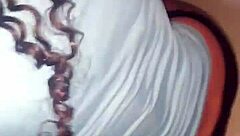 my sexy latina wife fucks pharmacy delivery guy close-up homemade blowjob