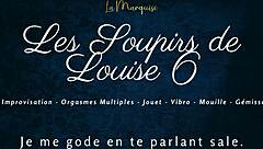 Louise's Explosive French Solo Orgasm Moans