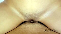 Petite big natural tits teen pussyfucked cowgirl riding tight orgasm pov