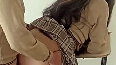 cum inside me before they see us pull down skirt for classroom public fuck